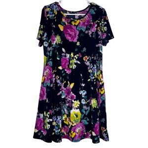Large Boutique Floral Pocket Dress
